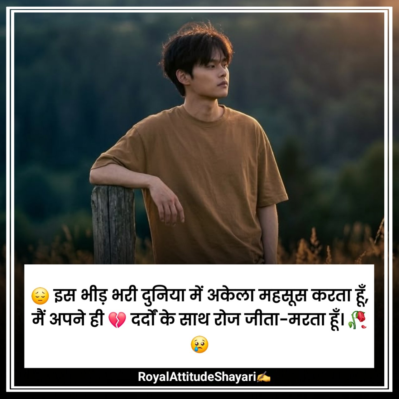 Feeling Alone Sad Shayari in Hindi